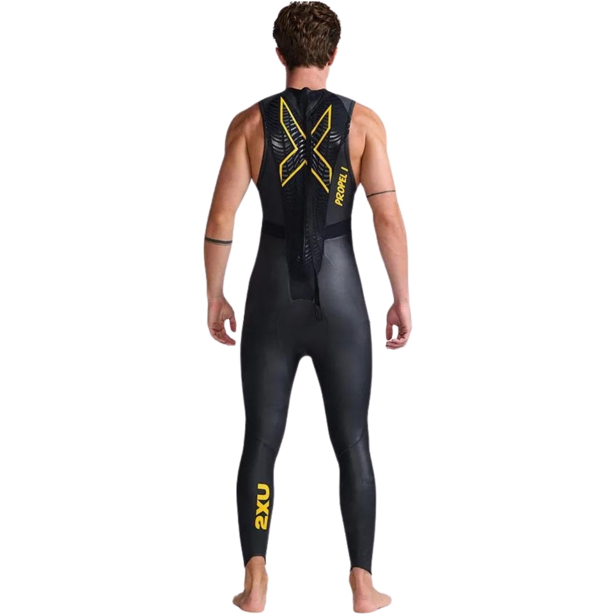 2025 2XU Mens Propel P:1 Sleeveless Swim Wetsuit MW4992c - Black